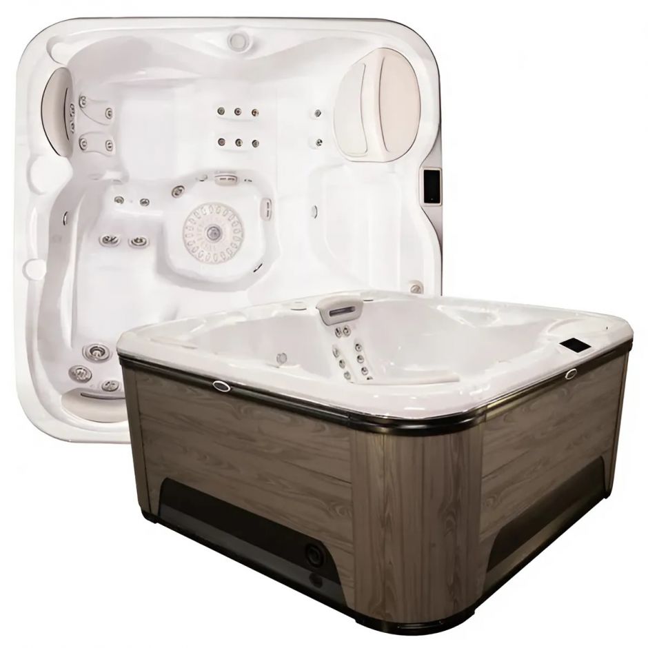 Изображение Гидромассажный бассейн Hydropool Signature 455 Gold—33 форсунки на четыре человека 203х203