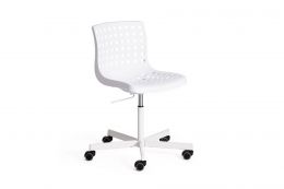 Кресло офисное SKALBERG (mod. C-084-B), пластик White (белый)