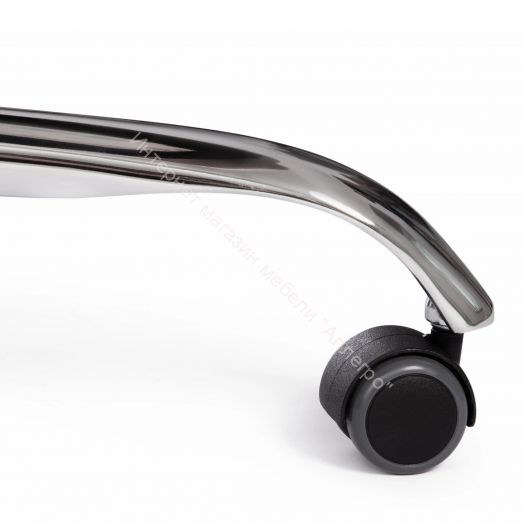 Кресло BERGAMO (хром) (22) флок, серый, 29