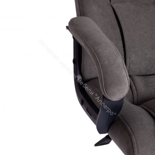 Кресло BERGAMO (хром) (22) флок, серый, 29