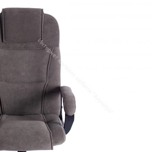 Кресло BERGAMO (хром) (22) флок, серый, 29