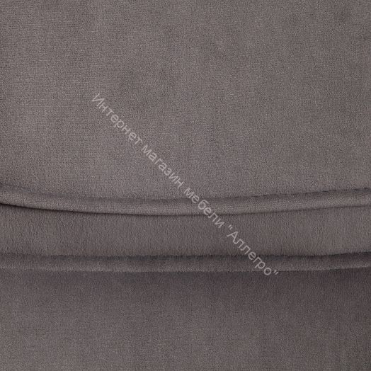 Кресло BERGAMO (хром) (22) флок, серый, 29