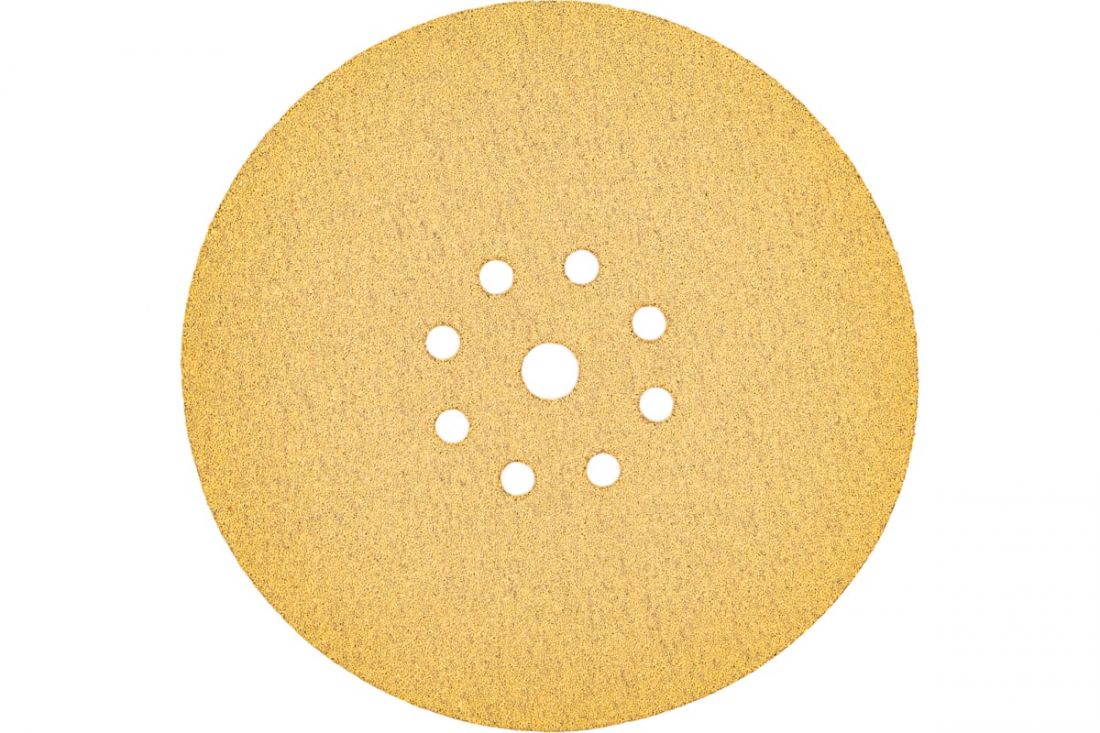 Abraform Шлифовальный круг на липучке  Giraffe GOLD,  225мм, 9 отв., Р100, в упаковке 100шт.