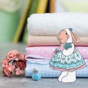 Набор "Весенняя Мастерская_Овечка Тильда" (розово-голубая)