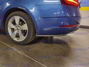Элероны заднего бампера для Октавия A7 RS