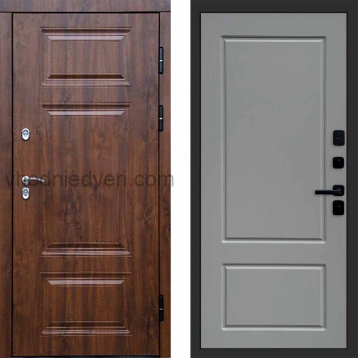 Входная дверь Termo-door Премиум Дуб - Марсель Грей софт