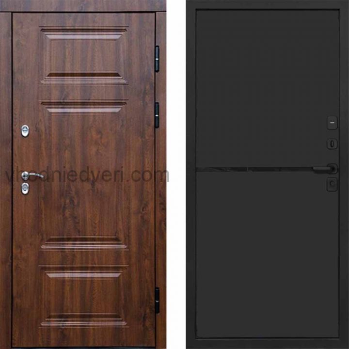 Входная дверь Termo-door Премиум Дуб - Нео Black