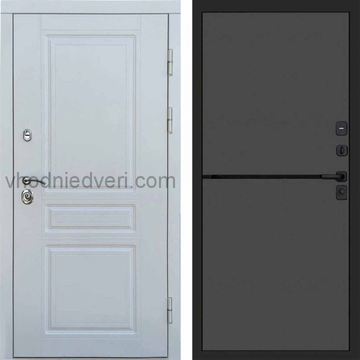 Входная дверь Termo-door Орегон WHITE - Нео Графит