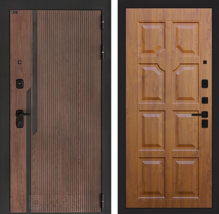 Входная дверь Лабиринт KARMINA 17 Винорит Золотой дуб