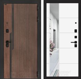 Входная дверь Лабиринт KARMINA 19 Белый софт