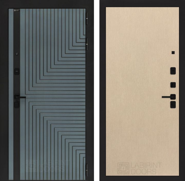 Входная дверь Лабиринт CREDOR 05 Венге светлый