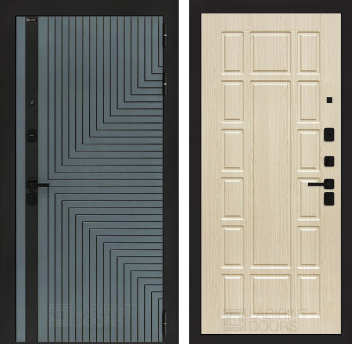 Входная дверь Лабиринт CREDOR 12 Беленый дуб