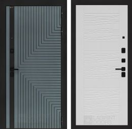 Входная дверь Лабиринт CREDOR 06 Белое дерево