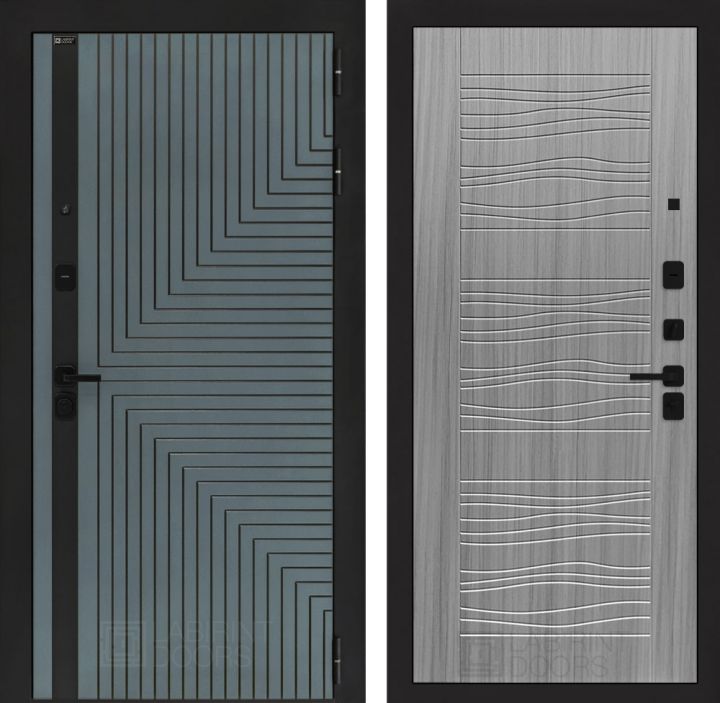 Входная дверь Лабиринт CREDOR 06 Сандал серый