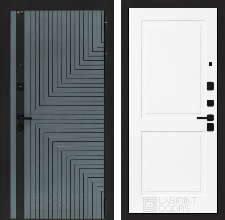 Входная дверь Лабиринт CREDOR 11 Белый софт