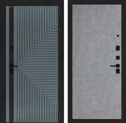 Входная дверь Лабиринт CREDOR 21 Бетон светлый