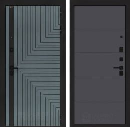 Входная дверь Лабиринт CREDOR 13 Графит софт