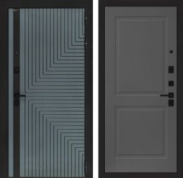 Входная дверь Лабиринт CREDOR 11 Графит софт