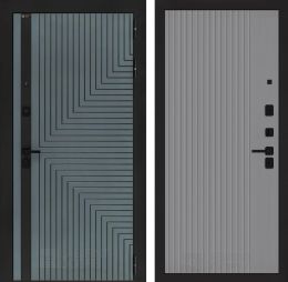 Входная дверь Лабиринт CREDOR 29 Серый софт рельеф