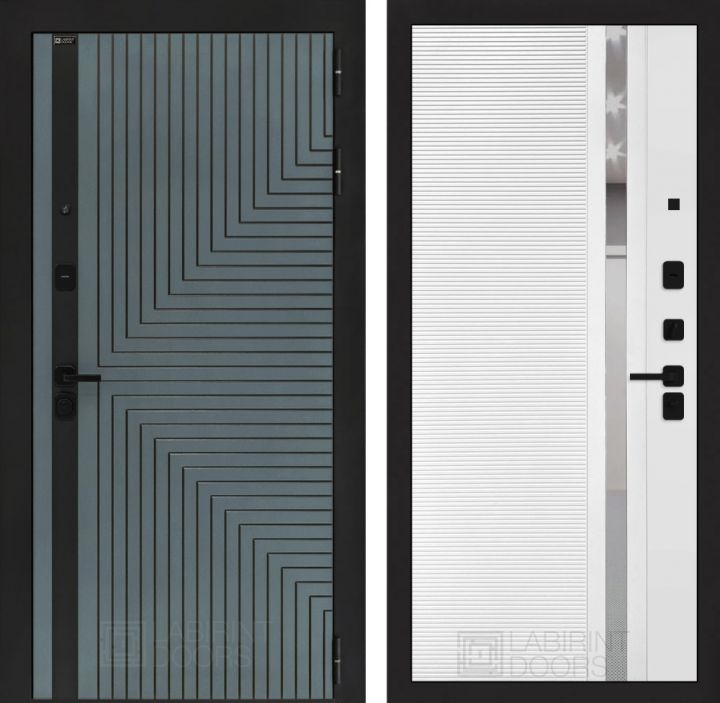 Входная дверь Лабиринт CREDOR 31 Белый софт