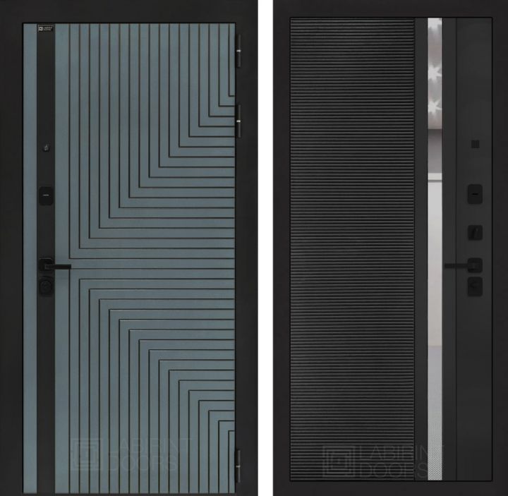 Входная дверь Лабиринт CREDOR 31 Черный кварц