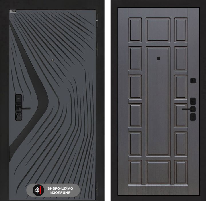 Дверь входная Лабиринт LEOLAB 12 Венге