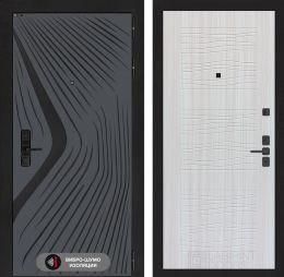 Дверь входная Лабиринт LEOLAB 06 Сандал белый