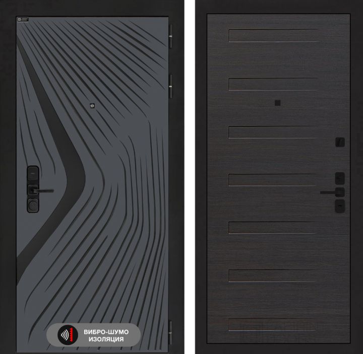 Дверь входная Лабиринт LEOLAB 14 Эковенге горизонтальный