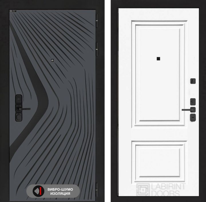 Дверь входная Лабиринт LEOLAB 26 Эмаль