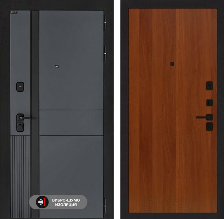 Дверь Входная Лабиринт EVOLAB 05 Итальянский орех