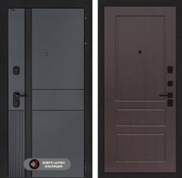 Дверь входная Лабиринт EVOLAB 03 Орех премиум