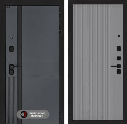 Дверь входная Лабиринт EVOLAB 29 Серый софт рельеф