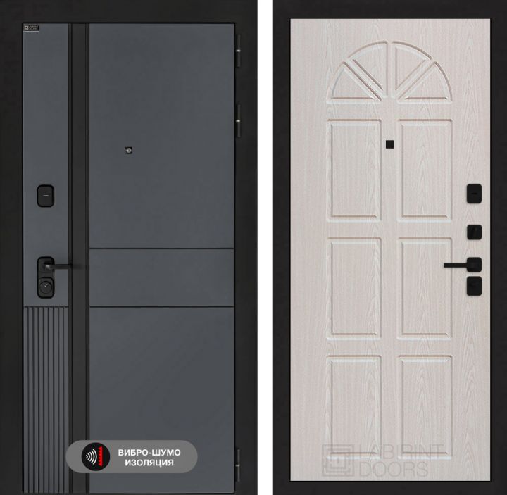 Дверь входная Лабиринт EVOLAB 15 Алмон 25 (Винорит)