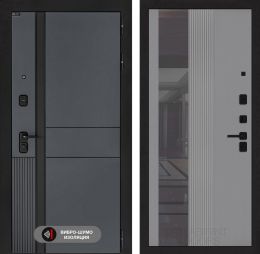 Дверь входная Лабиринт EVOLAB 32 Серый софт рельеф