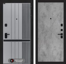 Дверь входная Лабиринт SKYLAB 24 Бетон светлый