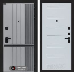 Дверь входная Лабиринт SKYLAB 14 Дуб кантри белый горизонтальный