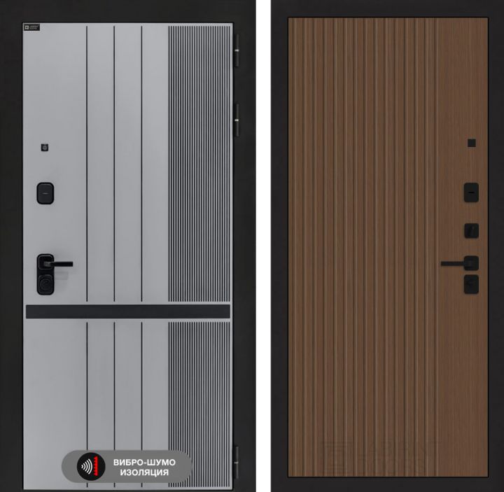 Дверь входная Лабиринт SKYLAB 29 Дуб кантри темный