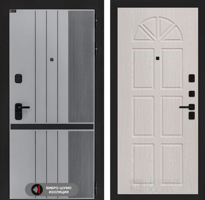 Дверь входная Лабиринт SKYLAB 15 Алмон 25 (Винорит)