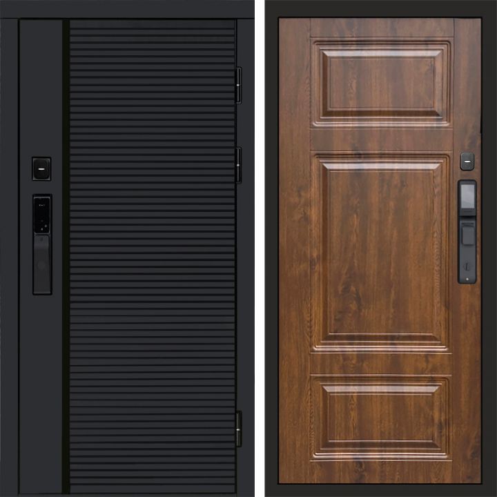 Входная дверь Termo-door BLACK LINE с электронным замком Лион Дуб