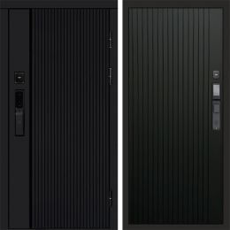 Входная дверь Termo-door УРБАН BLACK с электронным замком FLAT Черный Кварц