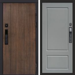 Входная дверь Termo-door ТВИСТ УЛЬТРА с электронным замком Марсель Грей Софт