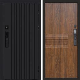 Входная дверь Termo-door ТВИСТ BLACK с электронным замком Мастино Дуб