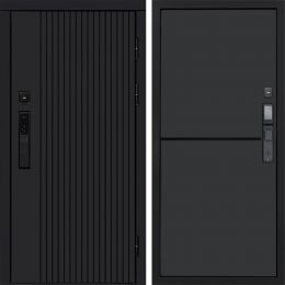 Входная дверь Termo-door ТВИСТ BLACK с электронным замком Нео Графит