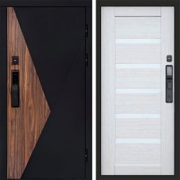 Входная дверь Termo-door МАТРИКС с электронным замком Царга лиственница
