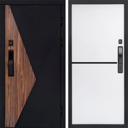 Входная дверь Termo-door МАТРИКС с электронным замком Нео White