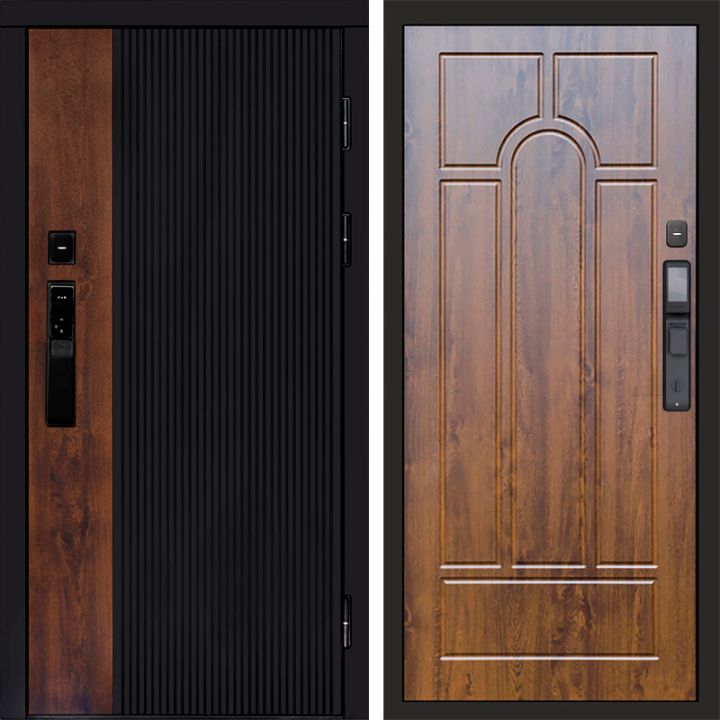 Входная дверь Termo-door ПРЕСТИЖ с электронным замком Арка дуб