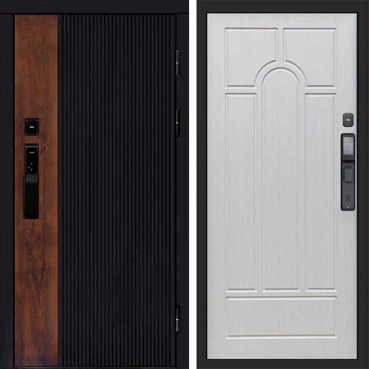 Входная дверь Termo-door ПРЕСТИЖ с электронным замком Арка лиственница