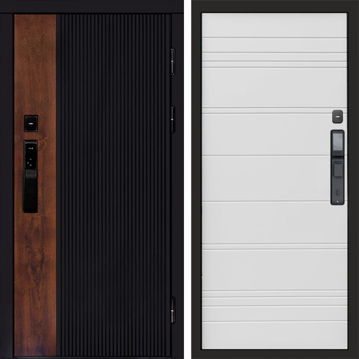 Входная дверь Termo-door ПРЕСТИЖ с электронным замком White line