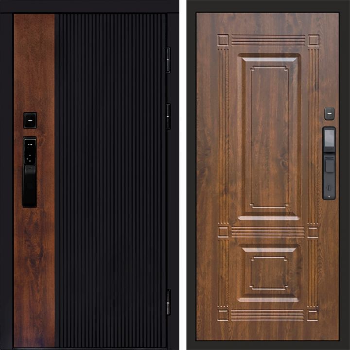 Входная дверь Termo-door ПРЕСТИЖ с электронным замком Мадрид Дуб