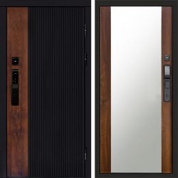 Входная дверь Termo-door ПРЕСТИЖ с электронным замком Зеркало дуб
